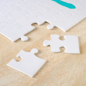 Gymnastiek Monogram G is voor Gymnast Legpuzzel (Zijkant)