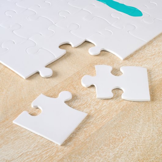 Gymnastiek Monogram G is voor Gymnast Legpuzzel (Zijkant)