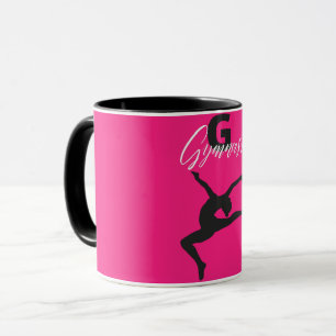 Gymnastiek Monogram G is voor Gymnast Mok