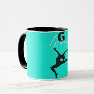 Gymnastiek Monogram G is voor Gymnast Mok