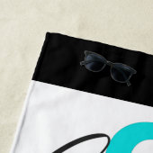 Gymnastiek Monogram G is voor Gymnast Strandlaken (In situ)