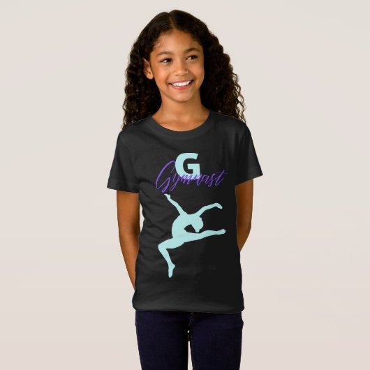 Gymnastiek Monogram G is voor Gymnast T-Shirt (Voorkant volledig)