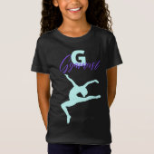 Gymnastiek Monogram G is voor Gymnast T-Shirt (Voorkant)