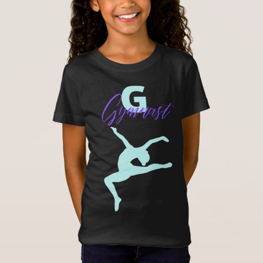 Gymnastiek Monogram G is voor Gymnast T-Shirt (Voorkant)