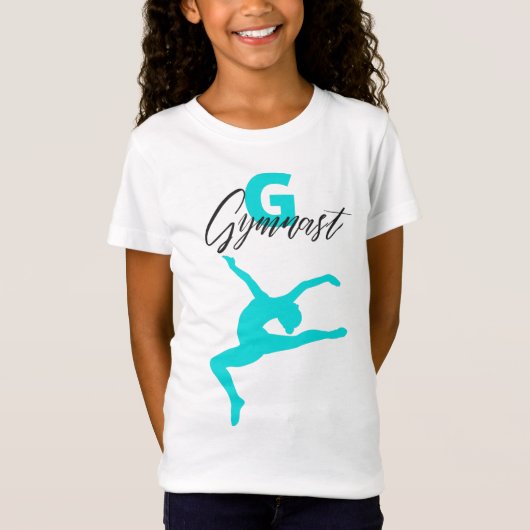 Gymnastiek Monogram G is voor Gymnast T-Shirt (Voorkant)