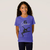 Gymnastiek Monogram G is voor Gymnast T-shirt (Voorkant volledig)