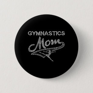 Gymnastiek ondersteunt vrouwen dansen ronde button 5,7 cm