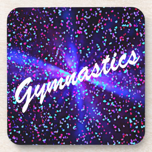 Gymnastiek onderzetter van harde kunststof (Voorkant)