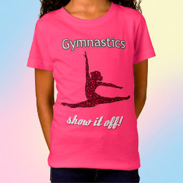 Gymnastiek Ontmoet Show Als Off Competition T-shir T-shirt