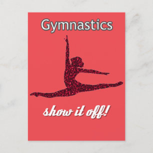 Gymnastiek ontmoet Show als uit Briefkaart
