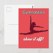 Gymnastiek ontmoet Show als uit Briefkaart (Voorkant / Achterkant)