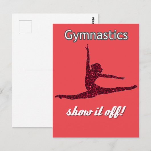Gymnastiek ontmoet Show als uit Briefkaart (Voorkant / Achterkant)