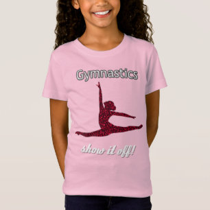 Gymnastiek ontmoet Show bij uit-T-shirt T-shirt