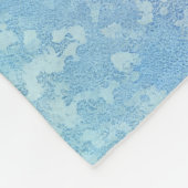 Gymnastiek Paarse Blauw Zilver Iriserend Fleece Deken (Hoek)