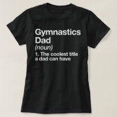 Gymnastiek Pap Definitie Funny Sports T-shirt (Design voorkant)