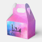 GYMNASTIEK PARTIJ GUNST GEVELDOZEN BEDANKDOOSJES (Achterkant)