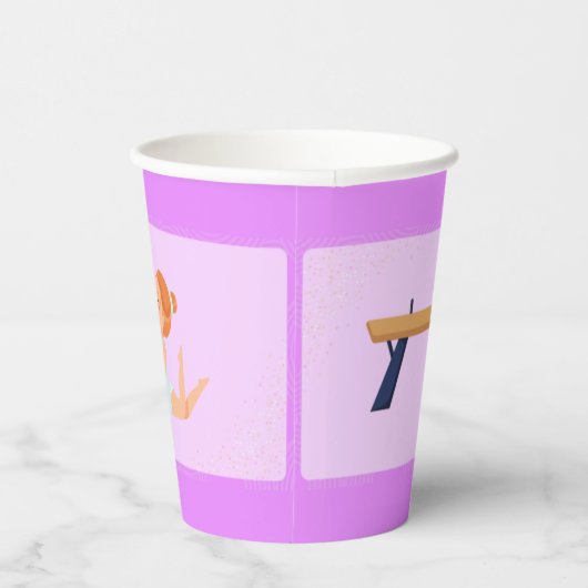 Gymnastiek partij papieren bekers (Rechts)