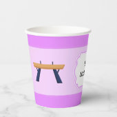 Gymnastiek partij papieren bekers (Voorkant)