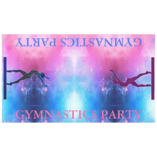 GYMNASTIEK PARTIJ TAFELKLEED (Voorkant (Horizontaal))