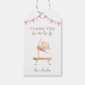 Gymnastiek Party Favor Label Cadeaulabel (Voorkant)