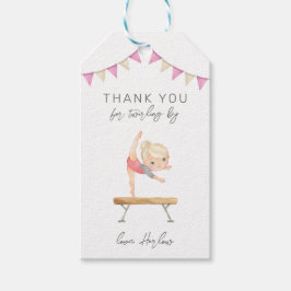 Gymnastiek Party Favor Label Cadeaulabel