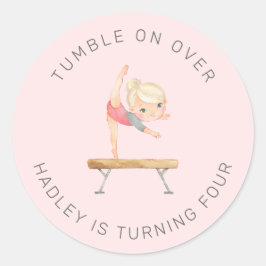 Gymnastiek Party Sticker | Turnen Sticker