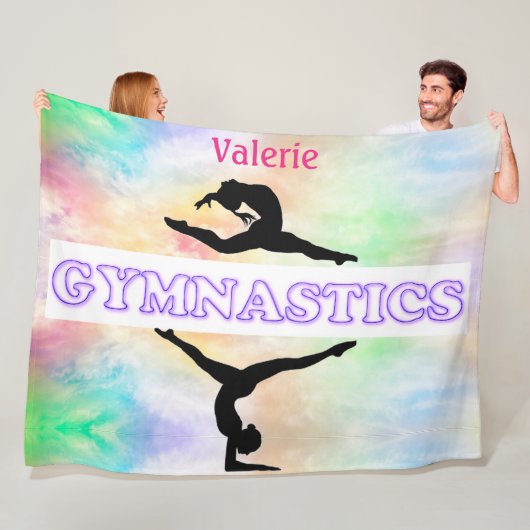 Gymnastiek pasta Girls Fleece Blanket (In situ)