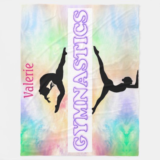 Gymnastiek pasta Girls Fleece Blanket (Voorkant)