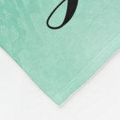 Gymnastiek Pastel Paarse Groen Gepersonaliseerd Fleece Deken (Hoek)