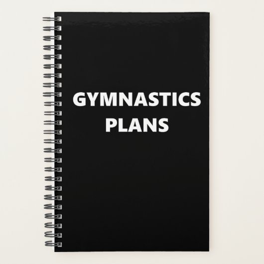 Gymnastiek Planner Sports Theme Gymnastiekplannen (Voorkant)