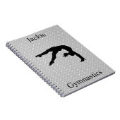 Gymnastiek Polka Dot Notitieboek (Rechterzijde)
