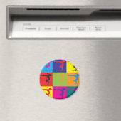 Gymnastiek Pop Art Magneet (Insitu (Vaatwasser))