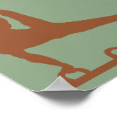 Gymnastiek Pop Art Poster (Hoek)