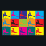Gymnastiek Pop Art Poster<br><div class="desc">De Kunst van de Pop van de gymnastiek. Als de Gymnastiek uw hobby,  bezetting,  of obsessie is,  show het met grote t-shirts van de Gymnastiek,  mokken,  stickers,  en meer. Het zijn ook geweldige cadeautjes voor andere Gymnastiekfans!</div>