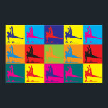 Gymnastiek Pop Art Poster<br><div class="desc">De Kunst van de Pop van de gymnastiek. Als de Gymnastiek uw hobby, bezetting, of obsessie is, show het met grote t-shirts van de Gymnastiek, mokken, stickers, en meer. Het zijn ook geweldige cadeautjes voor andere Gymnastiekfans!</div>