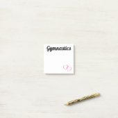 Gymnastiek Post-it Noteert 3x3 met hart Post-it® Notes (Op bureau)