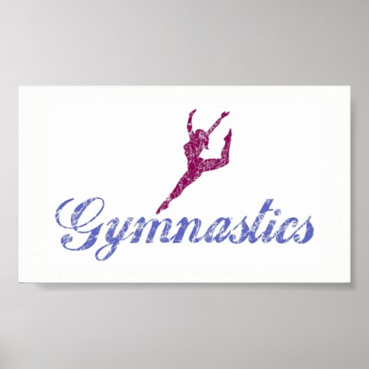 Gymnastiek Poster (Voorkant)