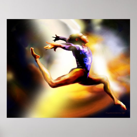 Gymnastiek Poster (Voorkant)