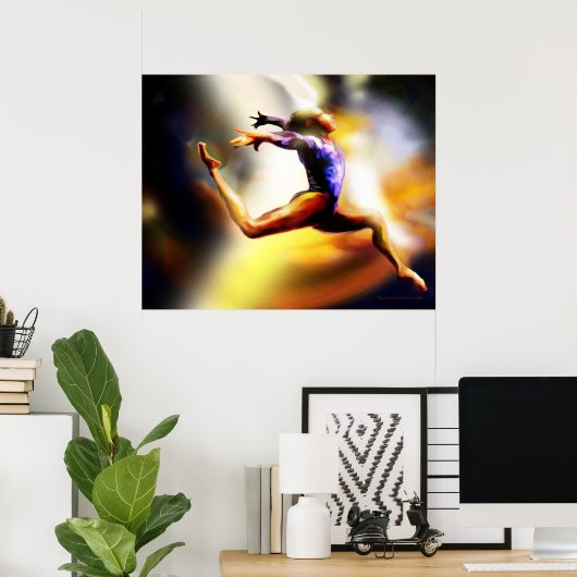 Gymnastiek Poster (Thuiskantoor)