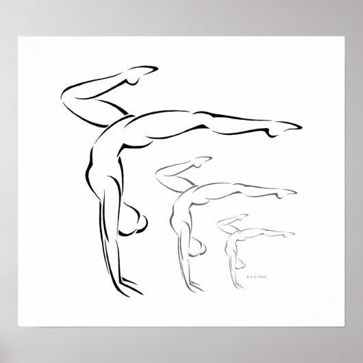 Gymnastiek Poster (Voorkant)