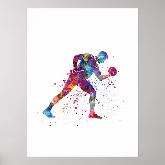 gymnastiek poster (Voorkant)