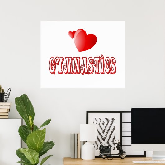 Gymnastiek Poster (Thuiskantoor)