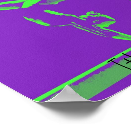 Gymnastiek poster "Het is mijn leven" (Hoek)