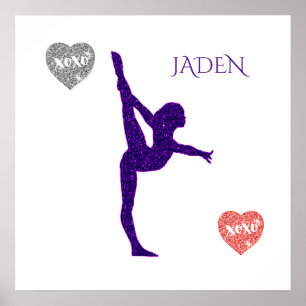 Gymnastiek poster. XOXO Poster