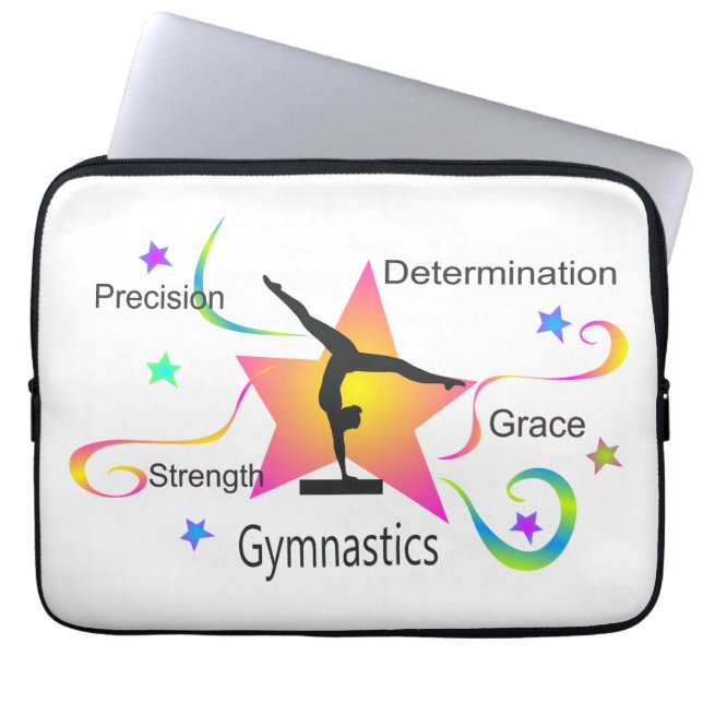 Gymnastiek - Precisiestandaarbepaling Grac Laptop Sleeve (Voorkant)