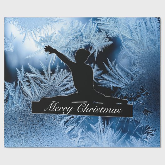 Gymnastiek "pretkerst", bevroren omslagpapier cadeaupapier (Vlak)