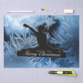 Gymnastiek "pretkerst", bevroren tissuepapier (Craft)