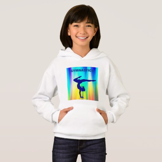 Gymnastiek pullover hoodie/twee zijkanten. (Voorkant volledig)