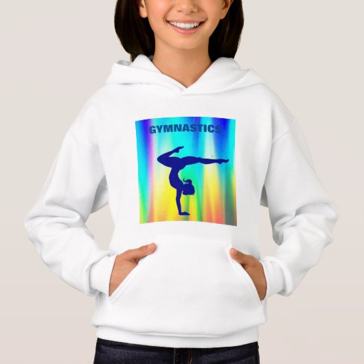 Gymnastiek pullover hoodie/twee zijkanten. (Voorkant)