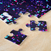 Gymnastiek Puzzle - I Love Gymnastics w/ Name Legpuzzel (Zijkant)